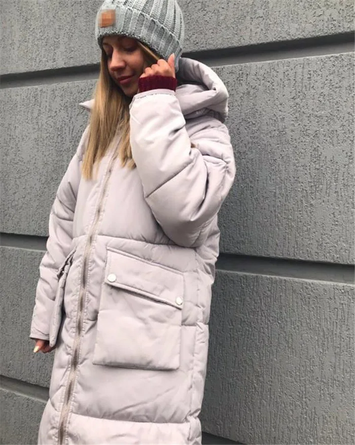 Весеннее Новое Стильное теплое хлопковое пальто с капюшоном AliExpress EBay