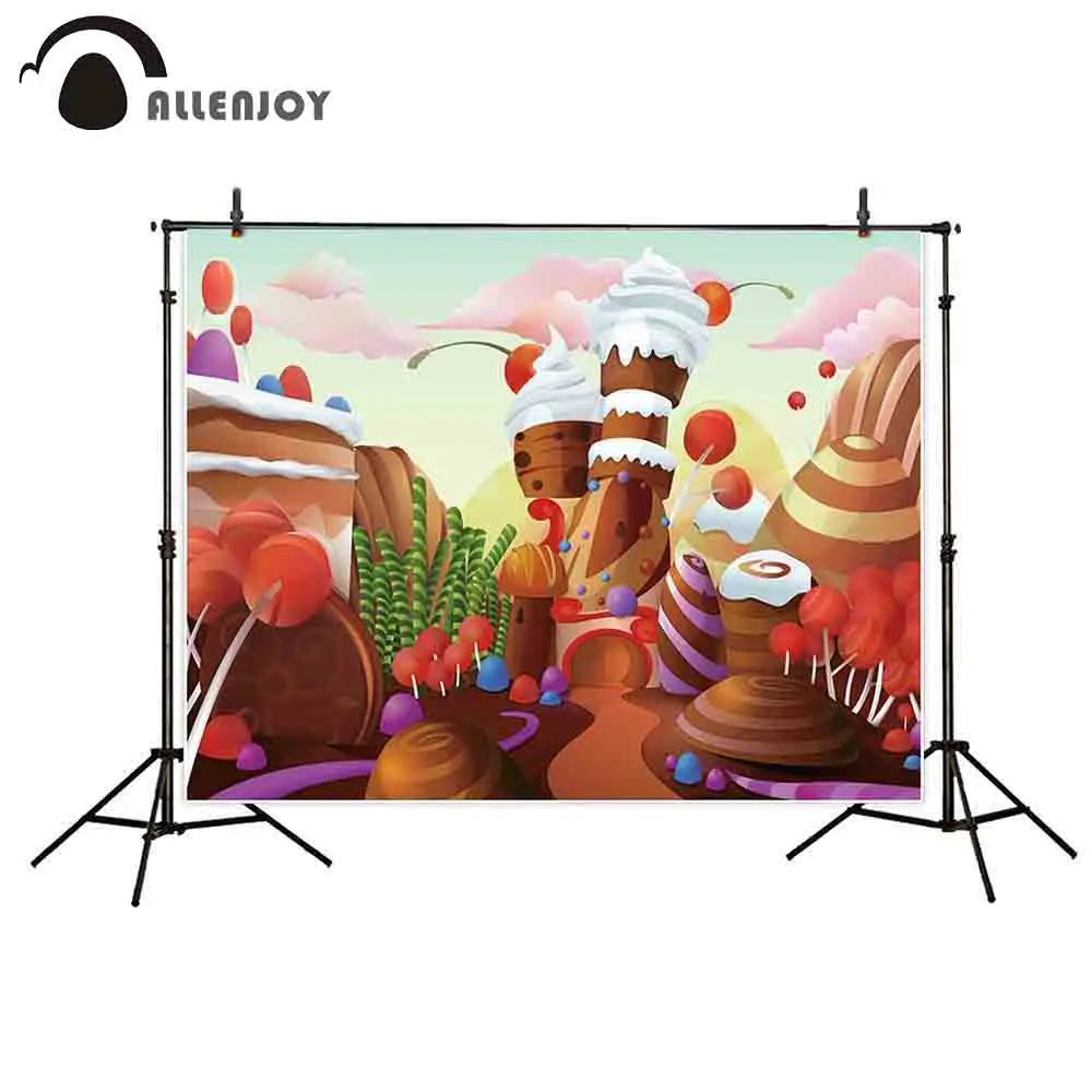 Allenjoy торт вечеривечерние фотобудка шоколад хлеб Мороженое Хлопок Конфеты облако