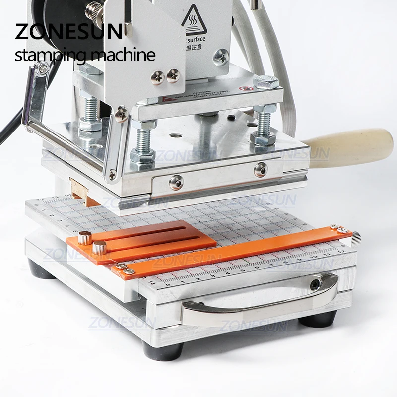 ZONESUN ZS110 скользящая верстак цифровая деревянная бумага пвх кожа тиснение горячей фольгой тиснение Бронзирующая машина термопресс машина