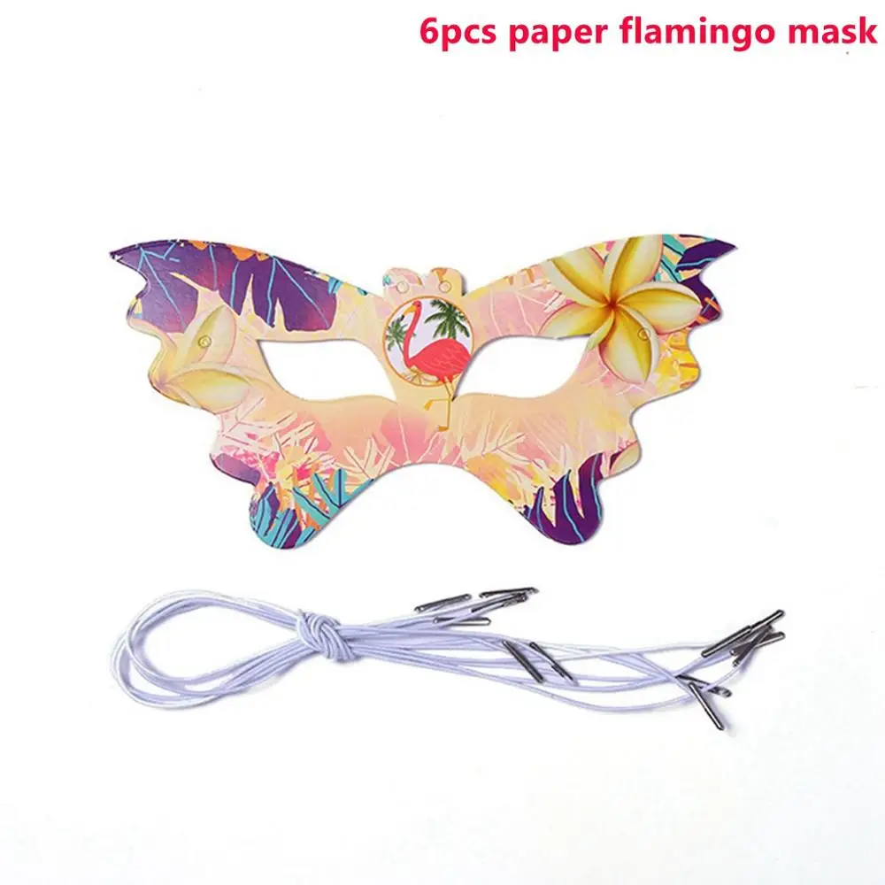 Flamingo Mask Taoup 68*48 см Розовый фламинго Photo Booth рамки День рождения Декор поставки летняя Гавайская участник Luau тропический Фотокабины реквизит - Цвет: Flamingo Mask