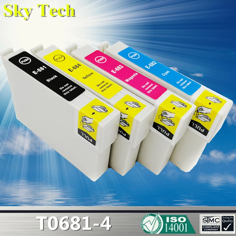 

Compatible Ink cartridges For T0681 T0691 For Epson CX5000 / CX6000 / CX7000F / CX8400 / CX9400 / NX215 / NX300 / NX305 / NX400