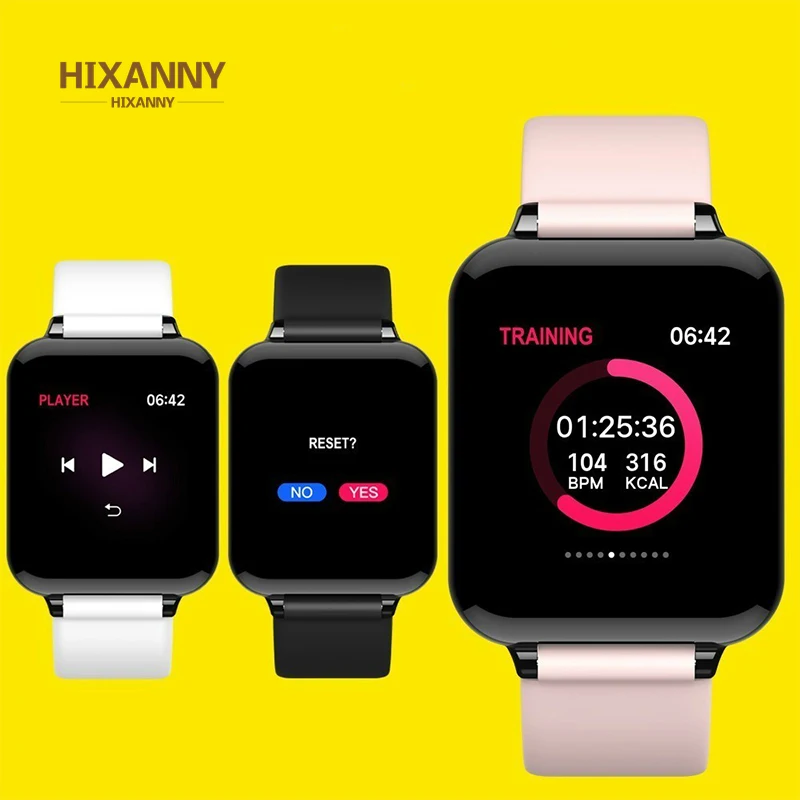 

NewB57 Women Smart watches Waterproof Sports For phone Smartwatch Heart Rate Monitor Blood Pressure Functions For kid Smart Band