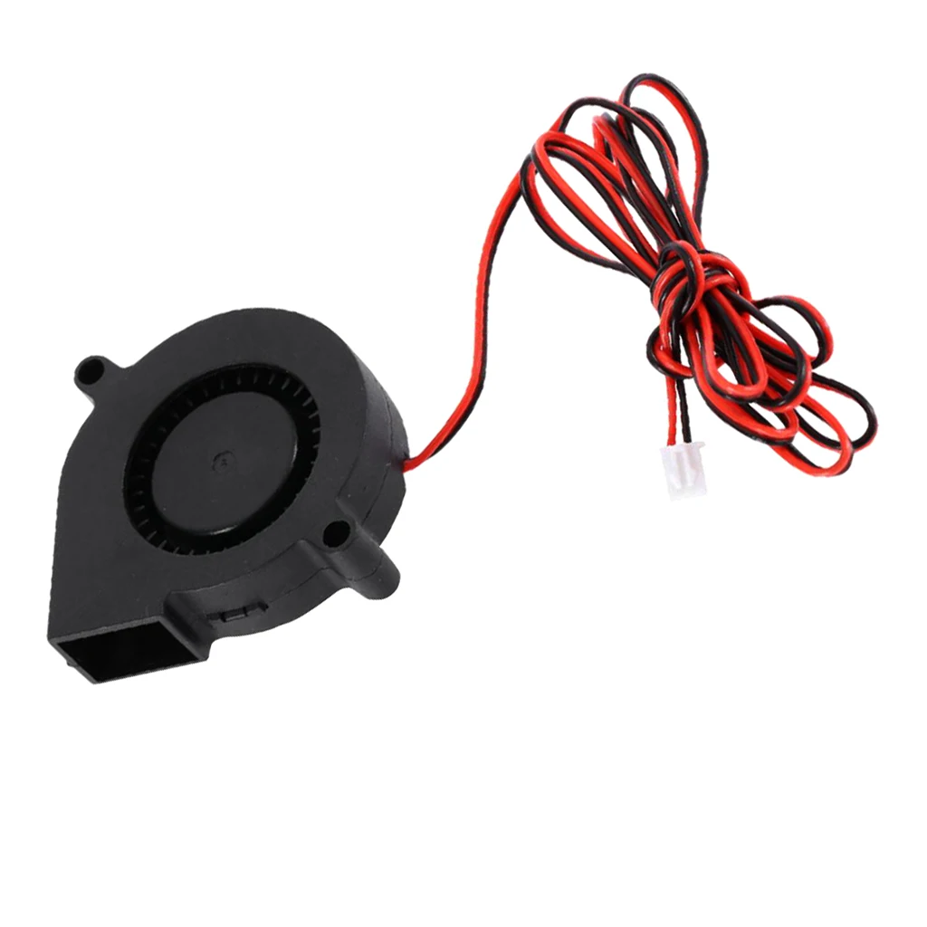 2 Pieces Mini Silent 24V 50mm 5015 Radial Turbo Cooler Blower Fan for 3D Printer 2 Pieces Mini Silent 24V 50mm 5015 Radial Turbo Cooler Blower Fan for 3D Printer