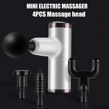 

Mini Electric Massage Gun Body Fascial Deep Muscle Tissue Percussion Relief Pain Relax Massager Small Fitness Equipment Acid