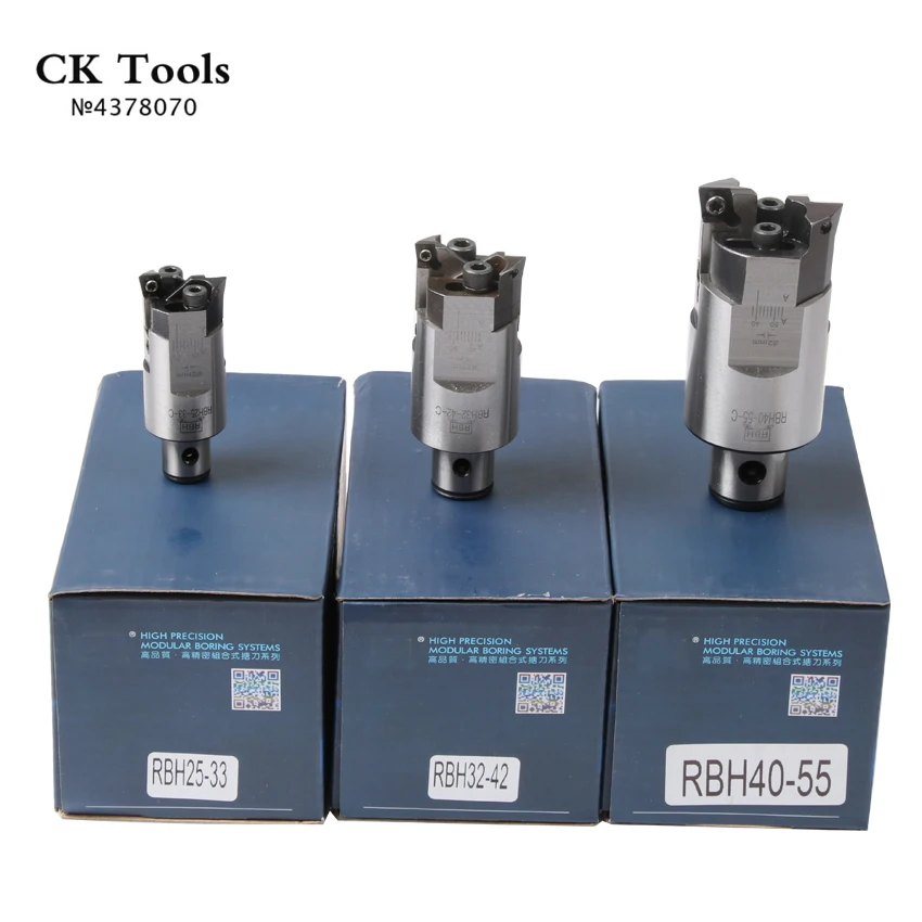 discount RBH Twin bit RBH19-204 BT30 BT40 LBK6 Twin-bit Rough CCMT06 CCMT09 Boring Head used for deep holes boring tool New