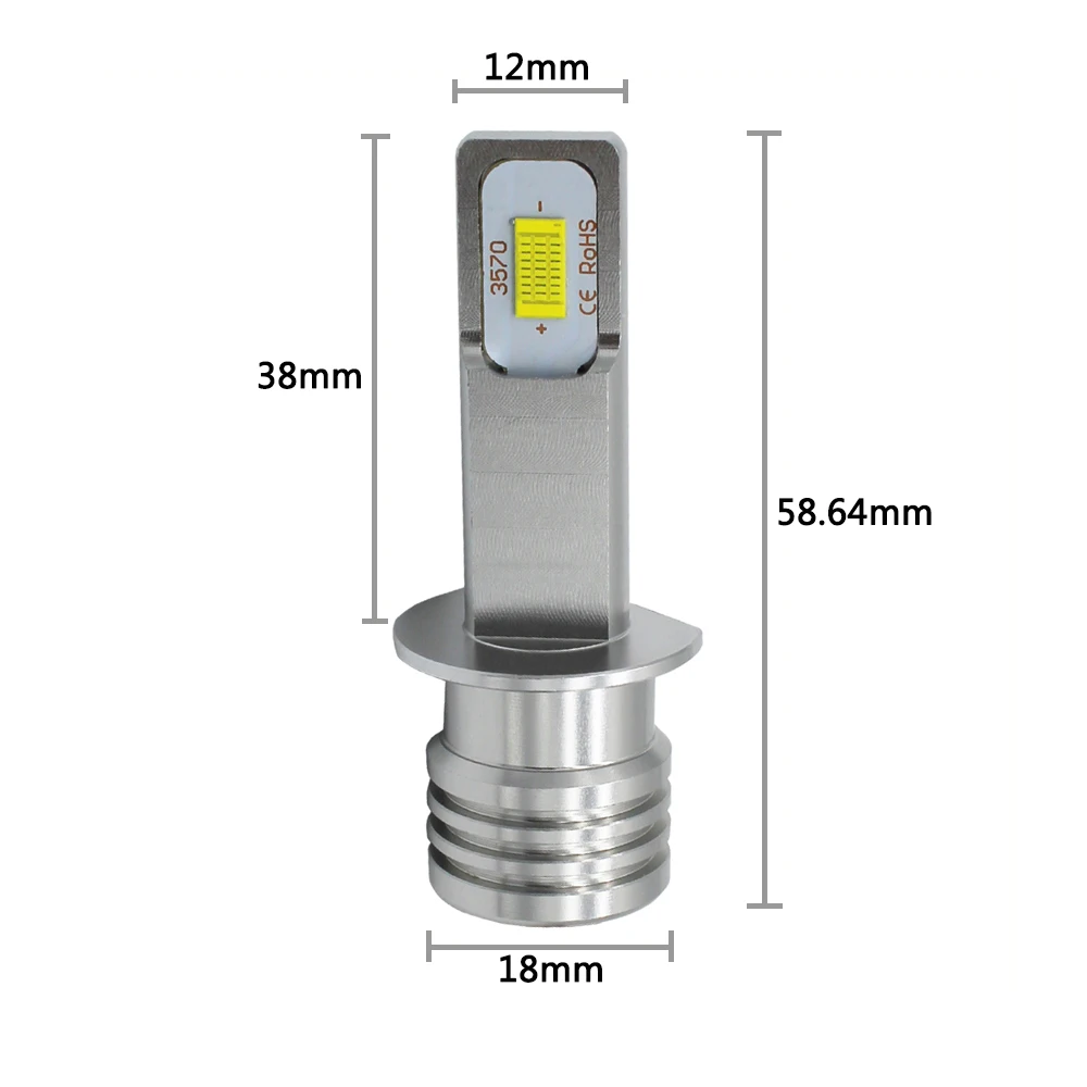 H4 Led H7 Canbus автомобильные CSP чип Противотуманные фары лампы водонепроницаемые 12000Lm