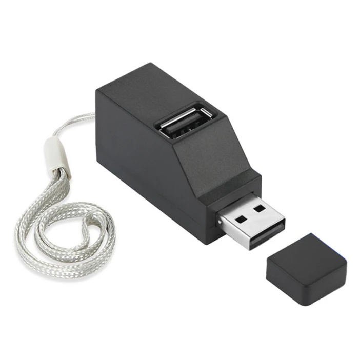 Мини USB 2,0/3,0 высокоскоростной концентратор сплиттер 3 порта usb-хаб для ПК ноутбука ноутбук DQ-Drop