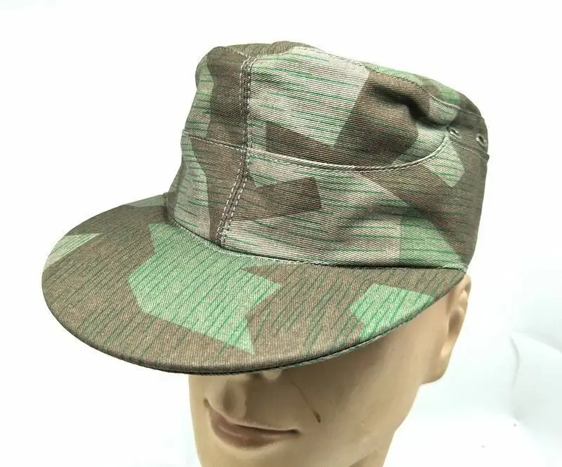 Tomwang201. Немецкая армейская Элитная летняя камуфляжная полевая Кепка WW2 с разрезом