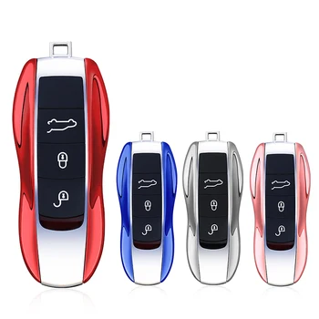 

Car Styling Car Key Cover Shell Case For Porsche Cayenne Boxster 986 987 Panamera Macan TPU Remote Key Wallet Car Accessories