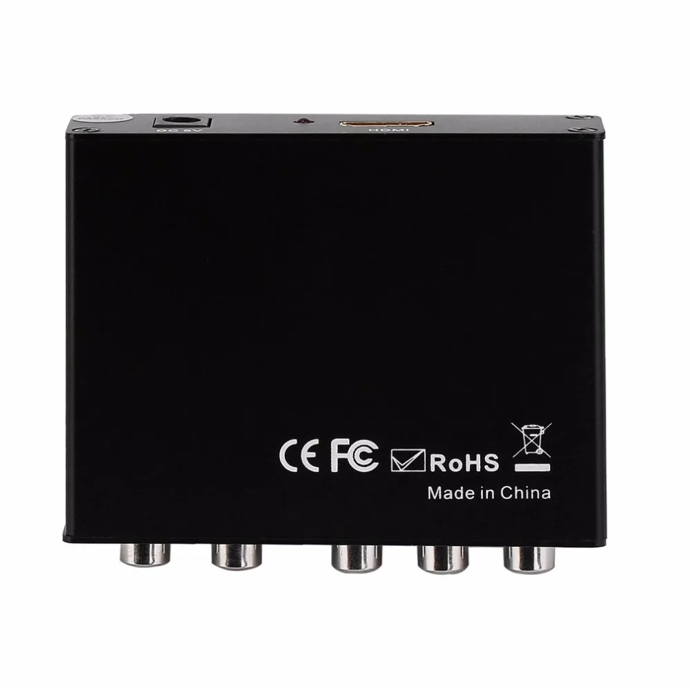 HDMI в RGB компонент(YPbPr) видео+ R/L аудио адаптер конвертер HD tv HD видео конвертер 2 канала LPCM 1,65 Гбит/с/165 МГц разъем AU