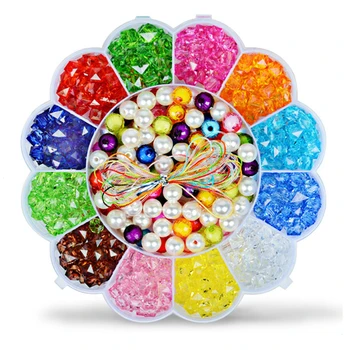 

Handmade Beaded Educational Toys Jewelry Making 13 Grid Girl Diy Creative For Girls Gift Set