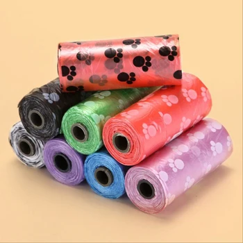 

50 100 Rolls Dog Poop Bag Degradable Plastic Pet Dog Poop Bags Cleaning Garbage Outdoor Toilet For Clean Up Bag Waste Cat Dog