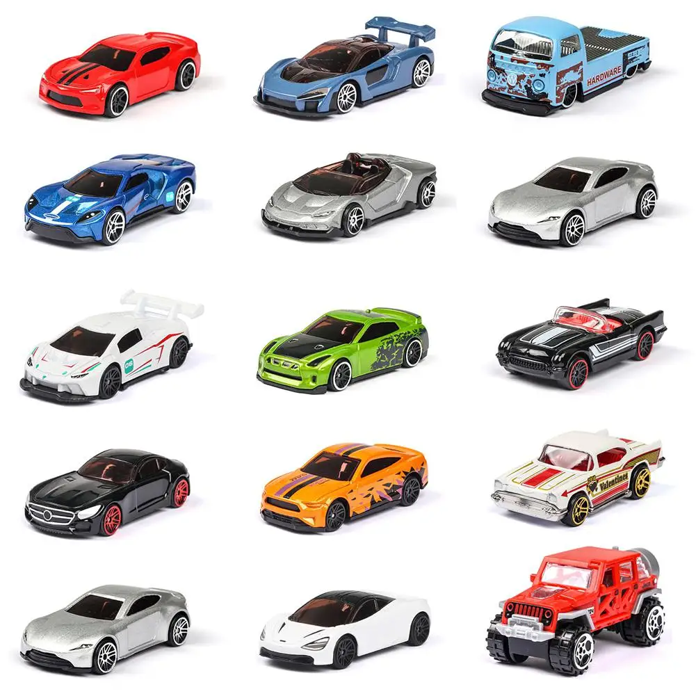  5PCS 1:64 Simulated Children Toy Multi-Style Taxiing Alloy Mini Car Model Kids Toys for boy Home Ta