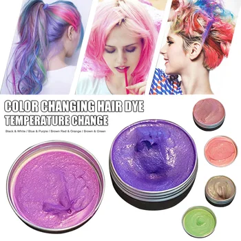 

Temperature Color Changing Hair Dye Disposable Styling Tool Quick Drying for Home Salon Hair Care Styling Dyeing Supplies