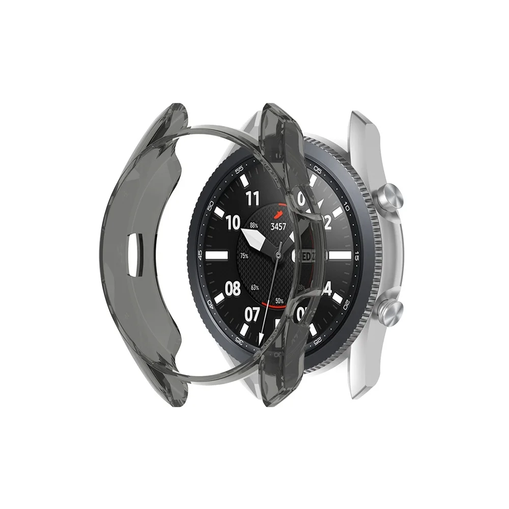 Чехол для часов Мягкий защитный чехол из ТПУ прозрачный экран Samsung Galaxy Watch 3 41 мм 45