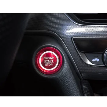 

Aluminum Ignition Switch Cover Start Button Decor For Honda Civic 10th 16-20 New