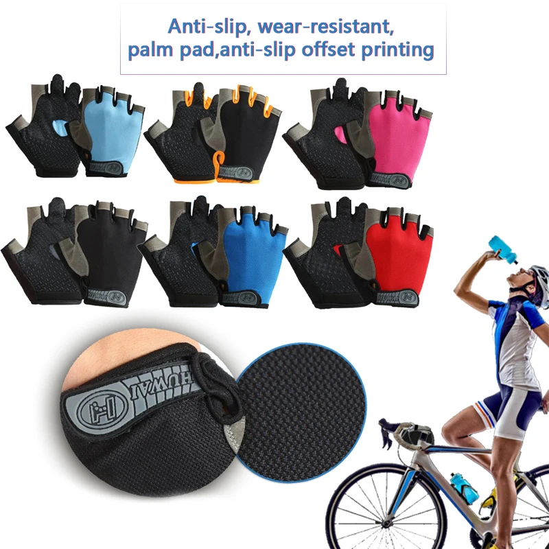 Guantes de ciclismo antideslizantes, para invierno, guantes termicos hombre guantes nieve,transpirables, de medio dedo, para deportes de choque, moto para hombre y mujer