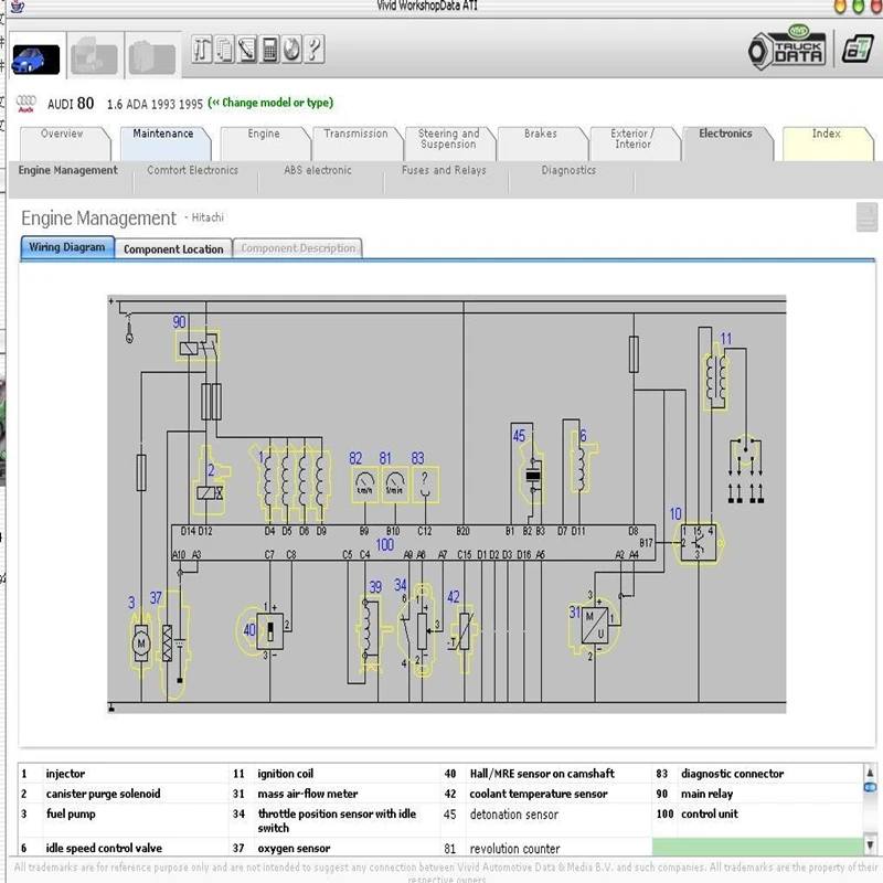 2020 программное обеспечение Vi.vid workshop10.2v usb 80 gb жесткий диск Авто Дата Ремонт