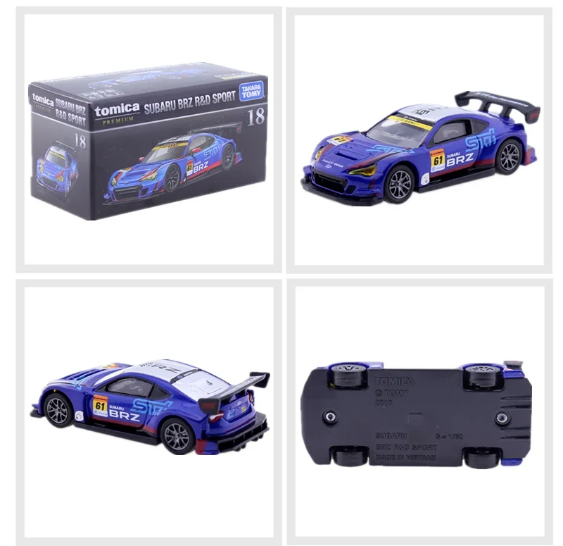 TAKARA TOMY Tomica Premium Subaru BRZ R& D Sport#18 литая модель автомобиль игрушка автомобиль мальчики игрушки
