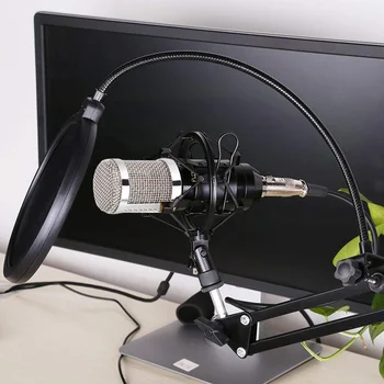 

Condenser Microphone High Quality Sound Sound Recording Tool Sensitive For Personal Recording Karaoke Professional Microphone