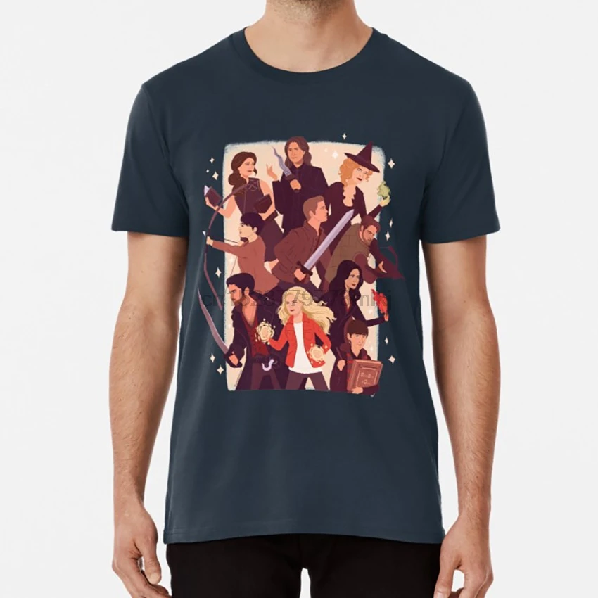 Il était une fois t-shirt il était une fois emma swan killian jones regina mills zelena rumplestiltskin belle française