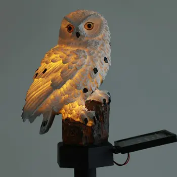 

Solar Owl Lawn Lamp Waterproof Led Garden Lights Owl Shape Solar-powered Lawn Lamp Garden Decorative Landscape Light