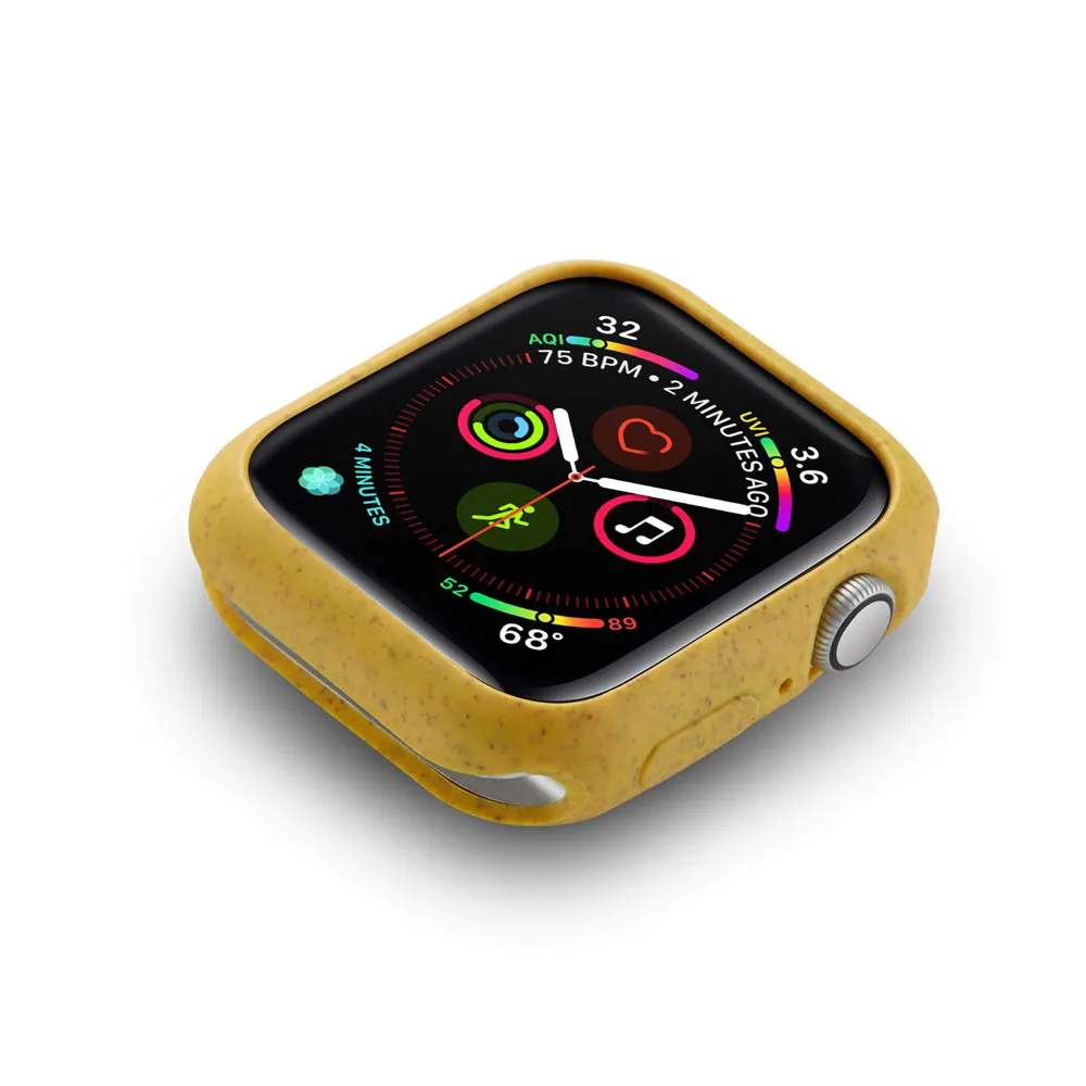 Высокое качество часы Macaron чехол бампер крышка для iWatch серии 5 4 Apple Watch чехол 44 мм 40 мм защитные Сменные аксессуары