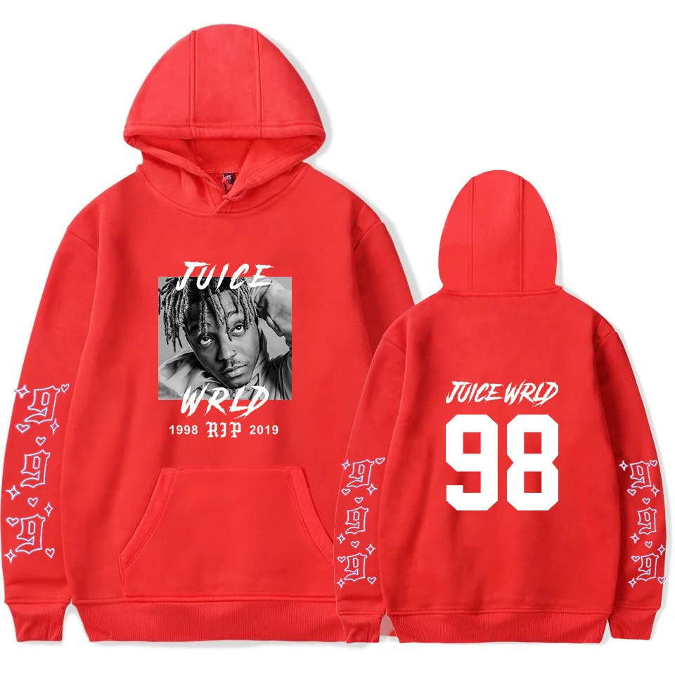 Juice Wrld свободные мужские и женские Большие размеры 4XL толстовка с капюшоном более размера d толстовка модная одежда товар