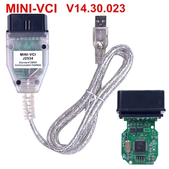 

Newest Mini VCI Cables T/o/y/o Techstream Tis J2534 V14.30.023 Mini Usb Cable Diagnostic Cable