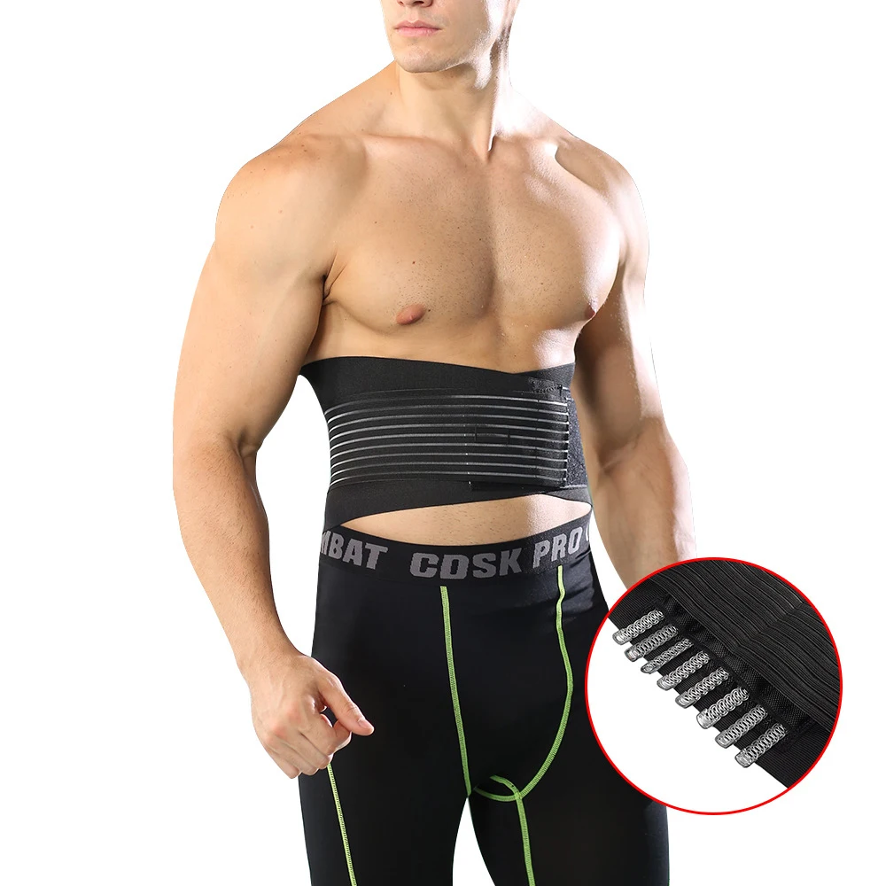 

Professional Sports Waistband Back Waist 8 Protection Support Strips Fitness Squat Weightlifting Hard Pulling Belt