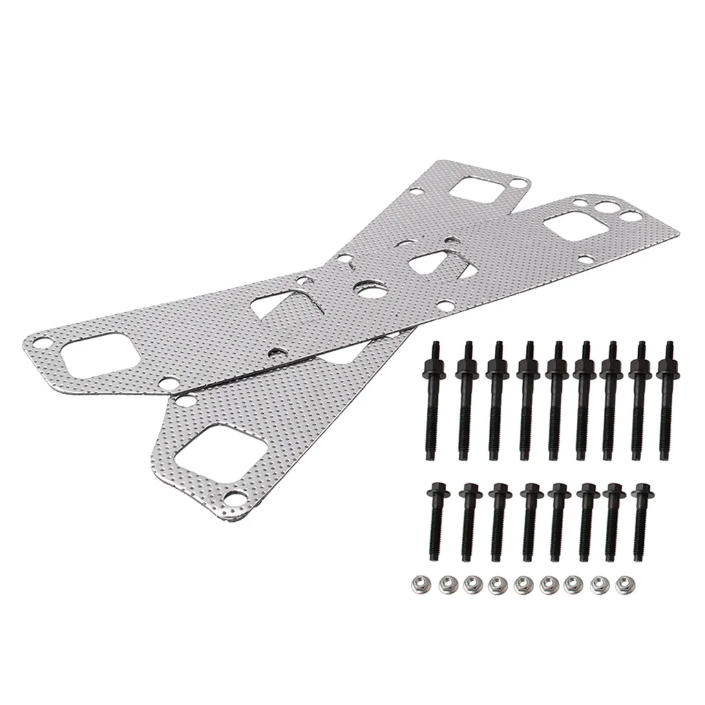 Exhaust Manifold Gasket Bolts Stud Kit Fit For Dodge Ram 1500 2500 3500 V8 5.7L