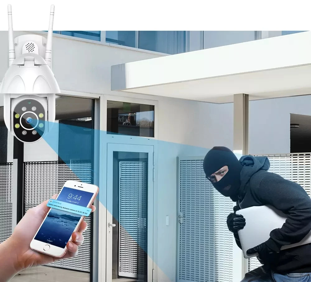 1080P WiFi наружная ip-камера 2MP IR Беспроводная ptz-камеры видеонаблюдения ночного видения PIR домашняя камера видеонаблюдения движения