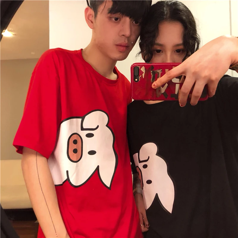 men's cotton t-shirts cartoon Kawaii Oversize streetwear compression shirt Solid Fitted Creative camiseta men clothes 2019 fit men's cotton t-shirts cartoon Kawaii Oversize streetwear compression shirt Solid Fitted Creative camiseta men clothes 2019 fit
