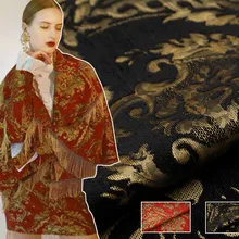 Изготовленная на заказ JX Высококачественная синель окрашенная пряжа можная жаккардовая ткань ретро корт цветок платье осень и зима платье ткань