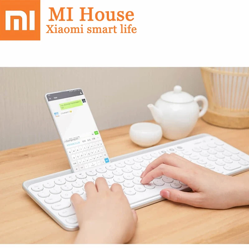 

Xiaomi MIIIW Bluetooth 104 Keyboard 2.4G Dual Mode Supports Windows/Mac/Android/iOS Mobile Tablet Wireless Fingerboard Smart