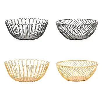 

Metal Wire Fruit Basket for Kitchen and Livingroom Countertop Bowl for Fruit Vegetables and Snacks