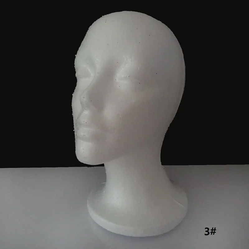 Female Foam Mannequin Head Wigs holder Glasses Cap Display Stand Model wig head with stand wig holder