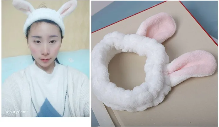 Южная Корея веб знаменитостей прекрасный женский головной убор набор волос повязка для волос для мытья лица нанесение маски для лица мытье полоскание макияж лента для волос