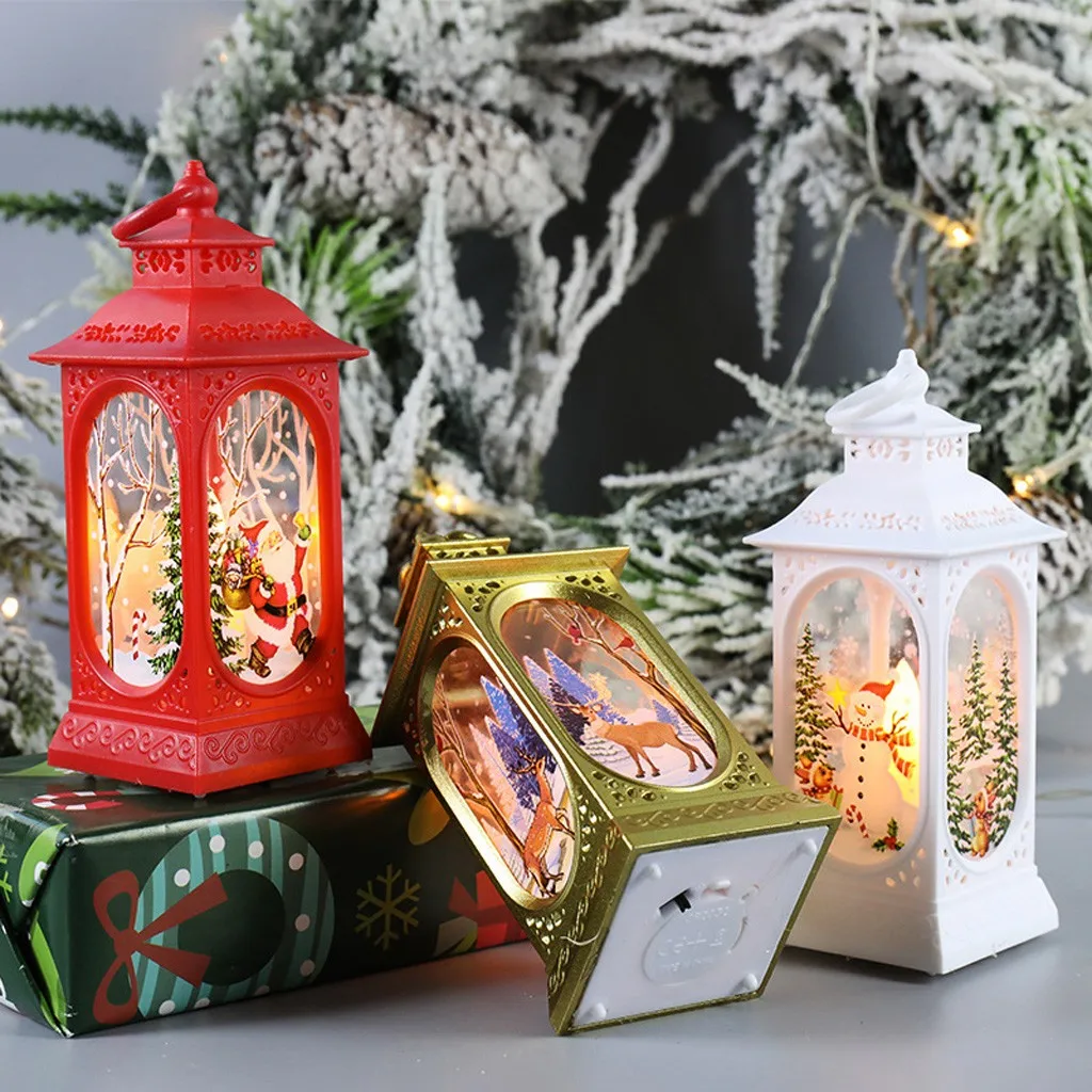 

2PC night light Christmas hot sale decoration night light LED Christmas wind lantern Christmas decoration night light 40*