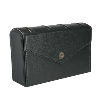 

Protective PU Leather Case Pocket Collection Box Organizer PMG Graded Banknotes Label Folder Currency Holder Paper Money Storage
