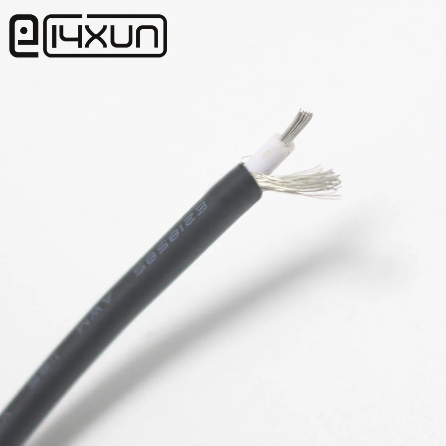1 м UL1185 18AWG одножильный проводник из луженой меди экранированный аудио кабель