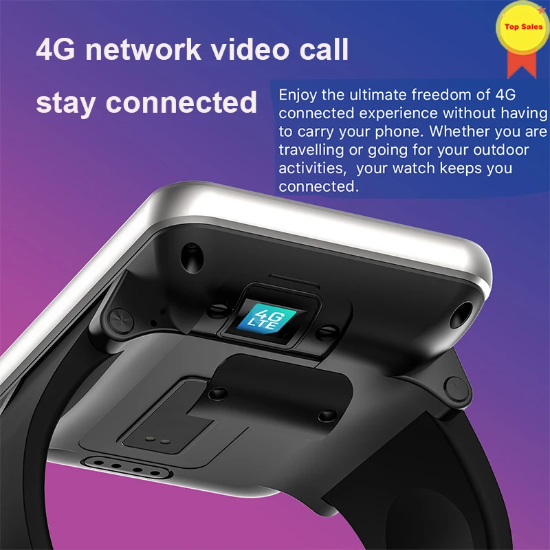 Мужские Водонепроницаемые Смарт часы с поддержкой 4G SIM карты GPS Wi Fi|Смарт-часы| |