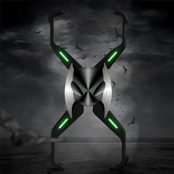 

Metal Magnetic Case For iPhone 11 Pro Anti-knock Batman Mask Aluminum Hard Cover For iPhone 11 Pro Max Luminous Bumper Case