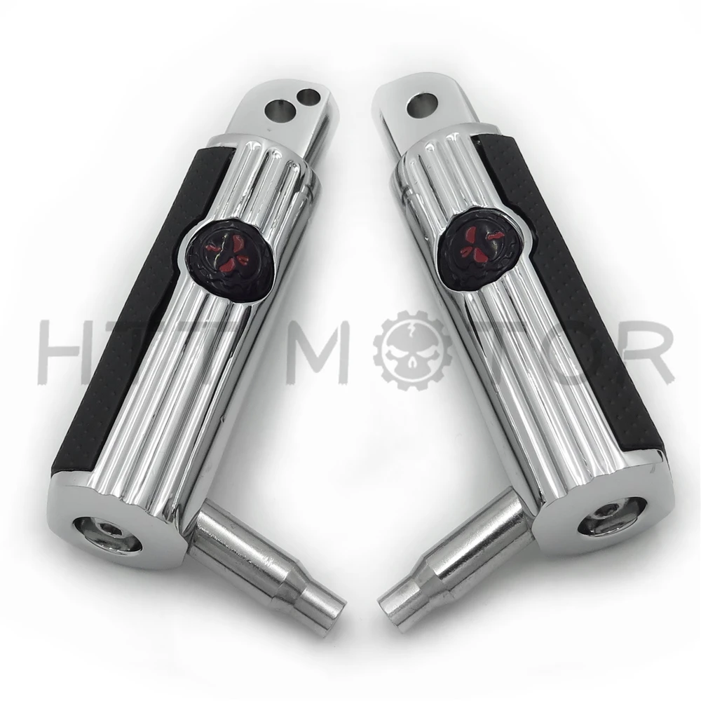 Aftermarket Defiance подножки хром для пассажира-позже Softail Fat Boy FLFB Fat Bob FXFB