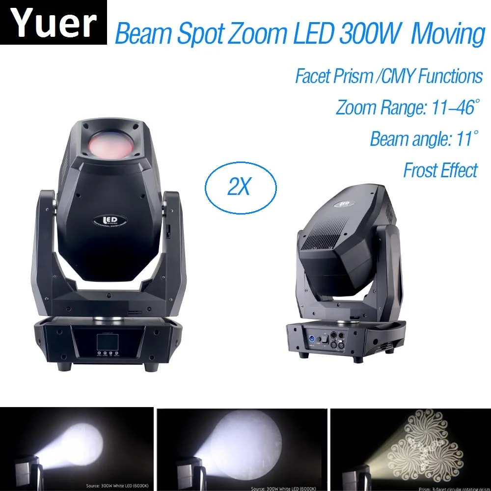 300W LED Lyre Moving Head Light Beam Spot Zoom Light With CMY For Disco Projector Nightclub Light Party Dj Equipments DMX Lights