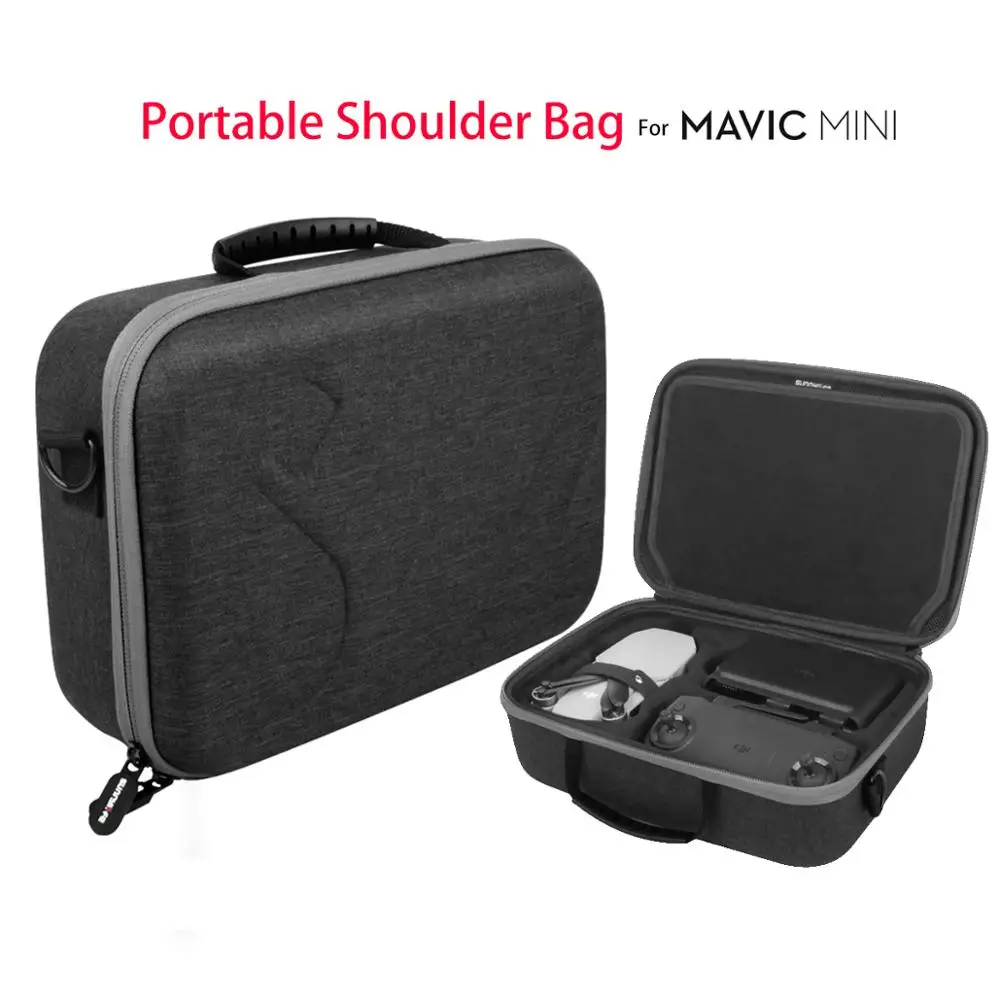 Promo FQI Waterproof Shoulder Bag Protective Storage Bag Carrying Case for DJI Mavic Mini Drone Remote Controller 