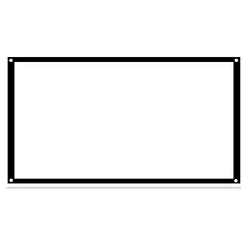 

100" Portable Projector Screen 16:9 4:3 Conference Presentation HD Projection Screen For Residential Education Use