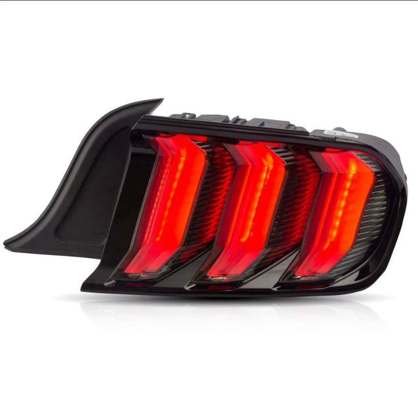 

VLAND Factory For Car Taillight For Mustang Tail Lamp 2015 2016 2019 for Europe version LED Tail Light and Yellow Turn Signal