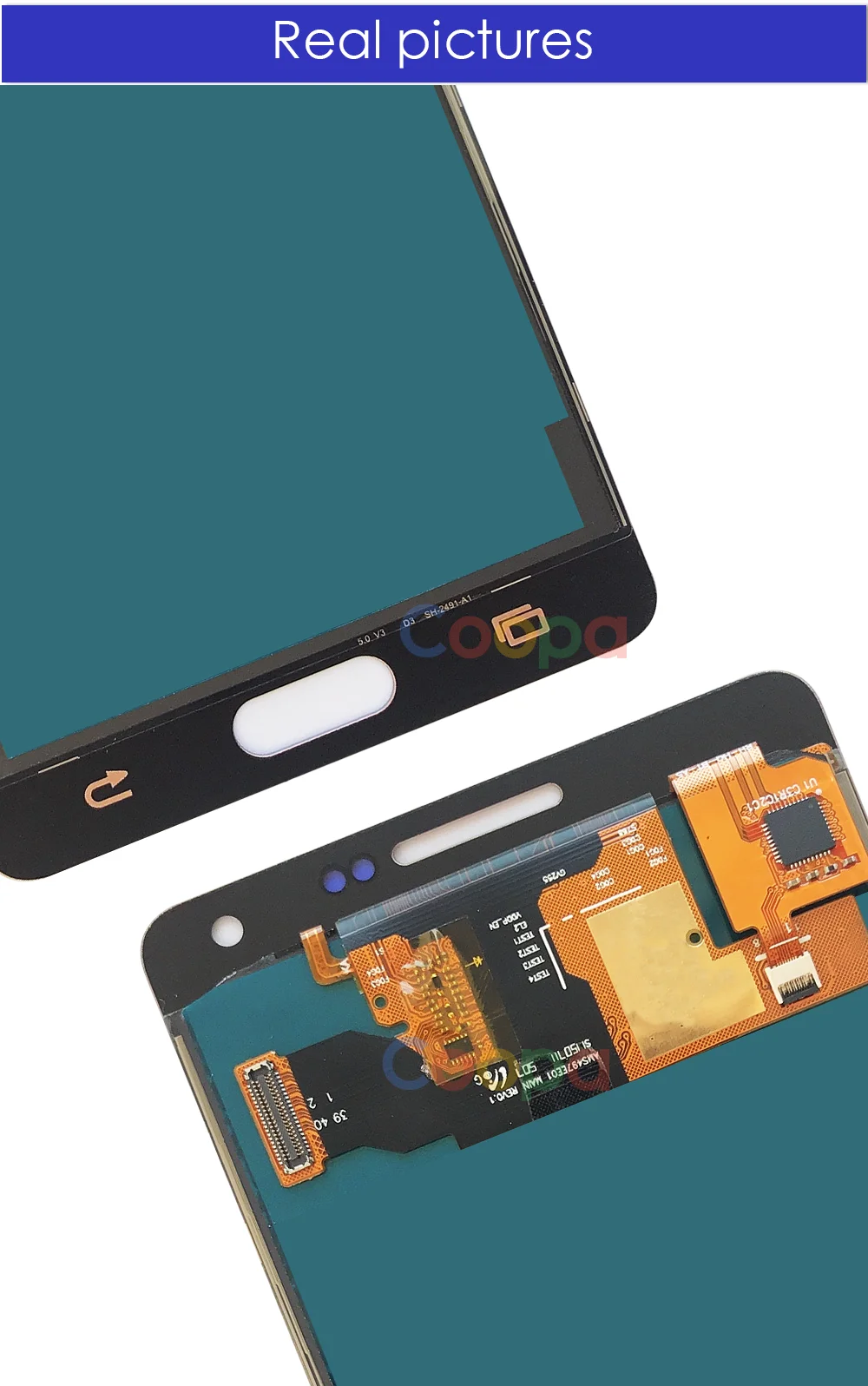 Для samsung Galaxy A5 A500 sm-a500f A500FU A500M A500H ЖК-дисплей монитор Сенсорный экран дигитайзер стекло в сборе