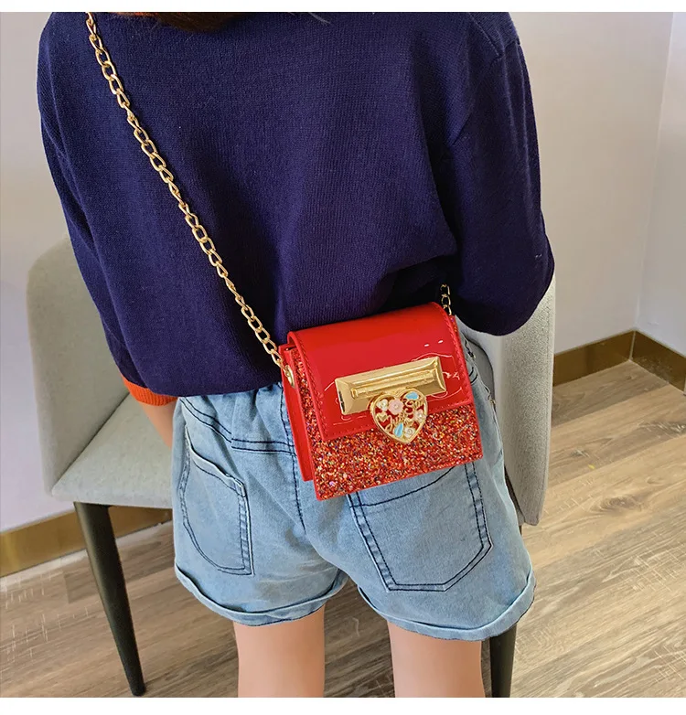 France Non-mainstream Children's Bags New Style Summer Autumn Popular Mini Chain Square Sling Bag Versatile INS Shoulder Ba